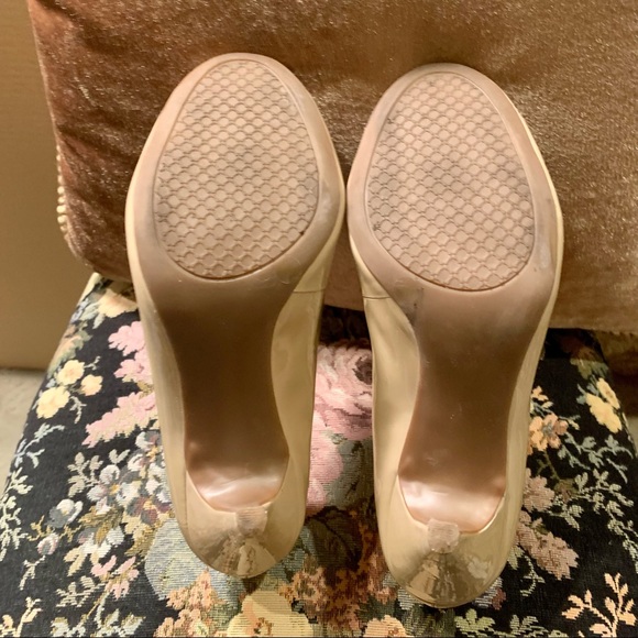 Nude Patent Heels - Picture 3 of 3